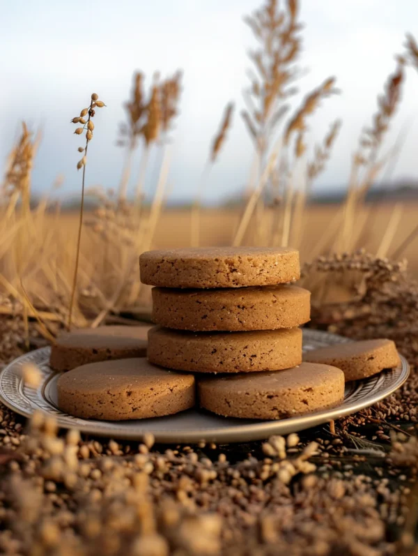 Millet Almond Cookies