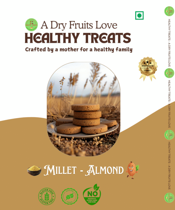 Millet Almond Cookies - Image 2