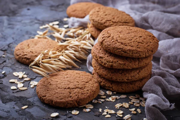 Sprouted Raagi Almond Cookies